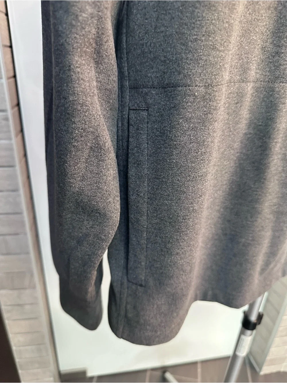 J. Crew Seaboard Men's Gray Hooded Sweat Shirt